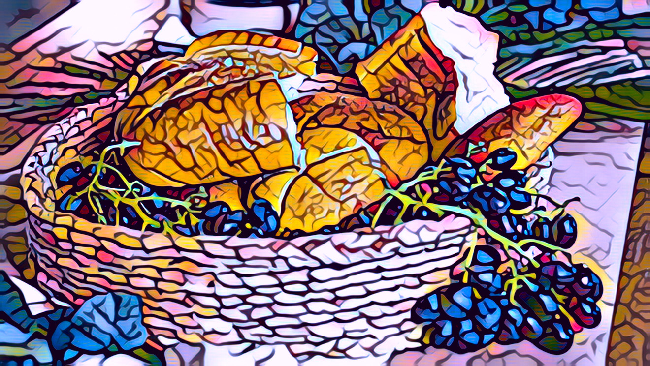 Bread and grapes
